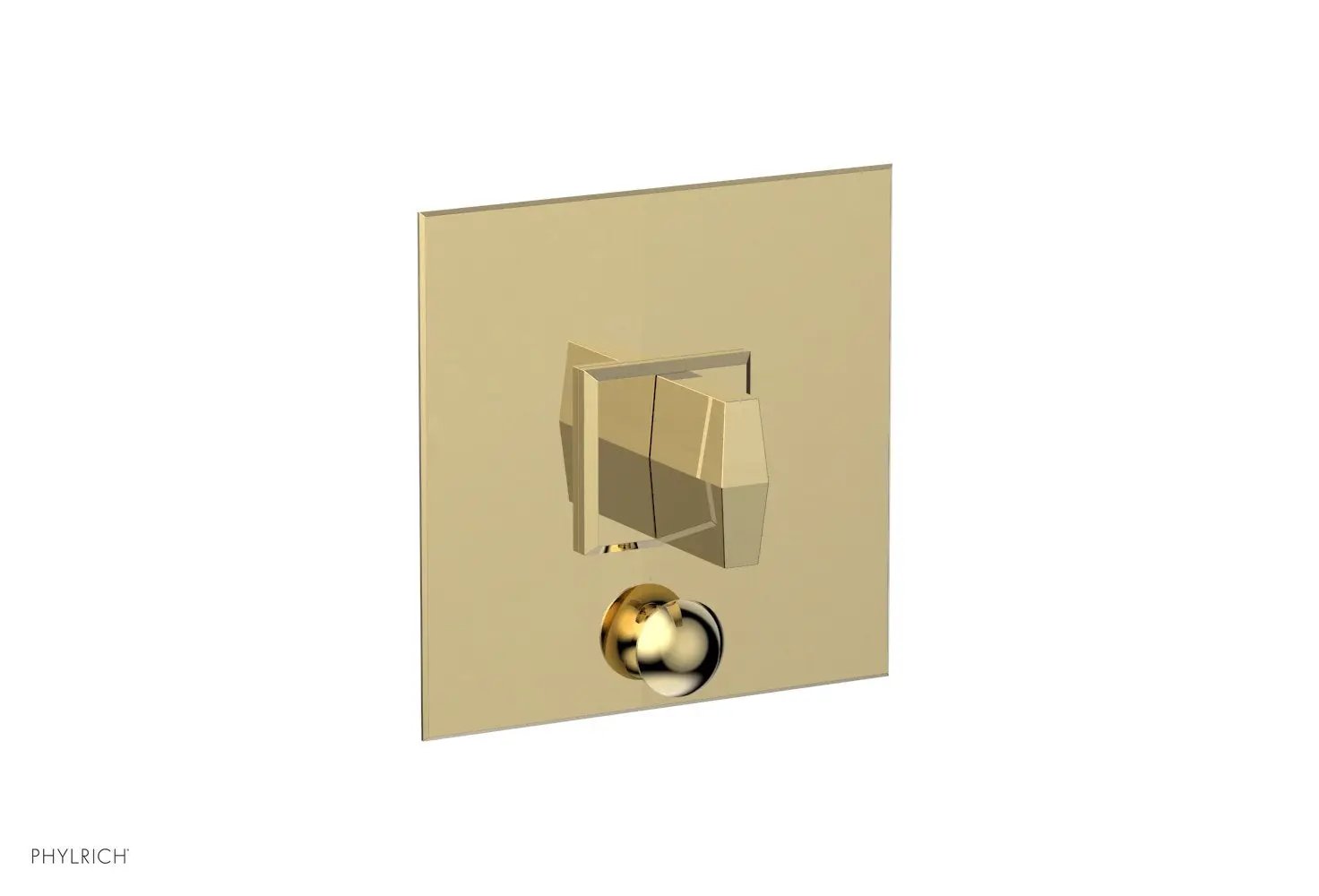 Phylrich DIAMA Pressure Balance Shower Plate with Diverter and Handle Trim Set by Phylrich