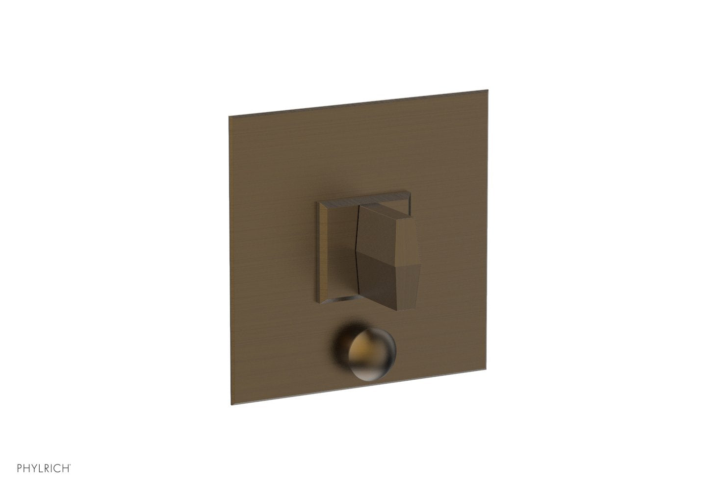 Phylrich DIAMA Pressure Balance Shower Plate with Diverter and Handle Trim Set by Phylrich