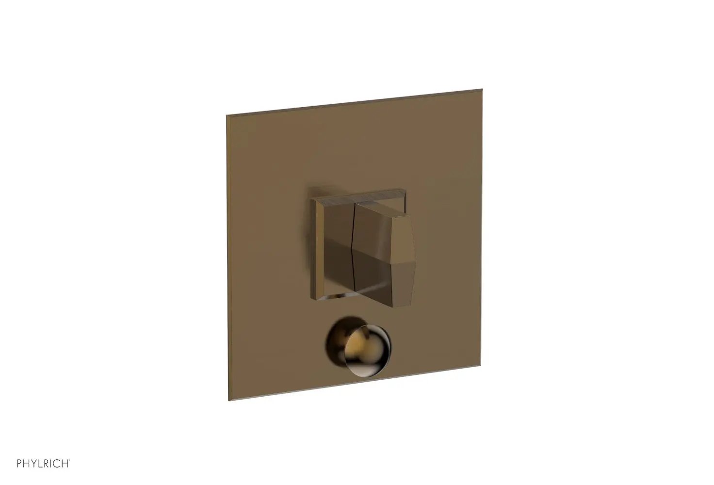 Phylrich DIAMA Pressure Balance Shower Plate with Diverter and Handle Trim Set by Phylrich