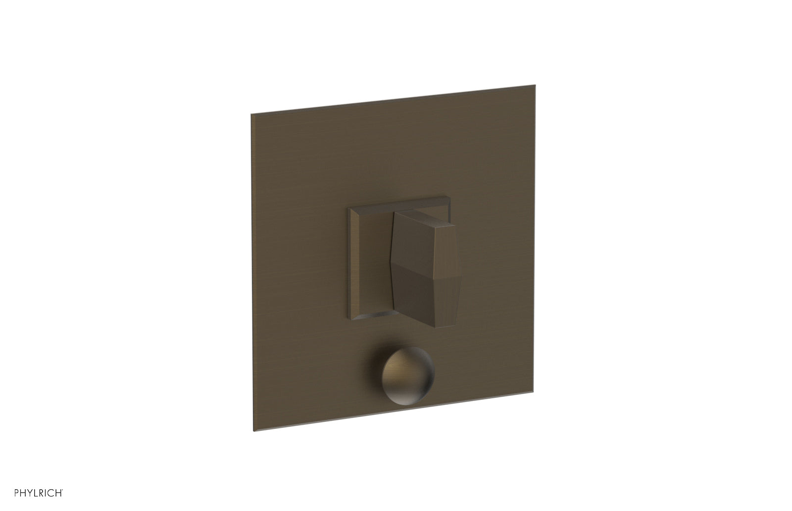 Phylrich DIAMA Pressure Balance Shower Plate with Diverter and Handle Trim Set