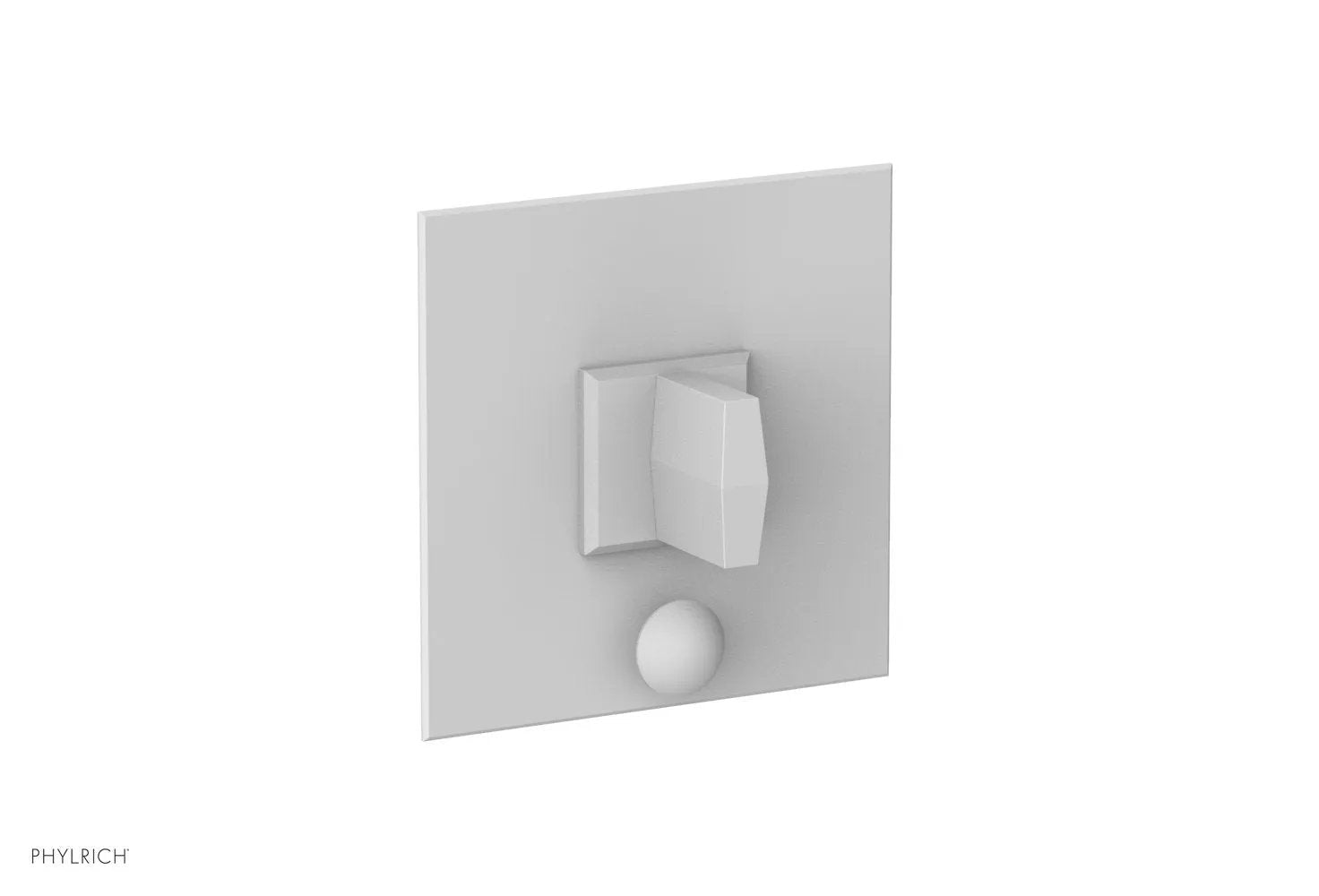 Phylrich DIAMA Pressure Balance Shower Plate with Diverter and Handle Trim Set by Phylrich
