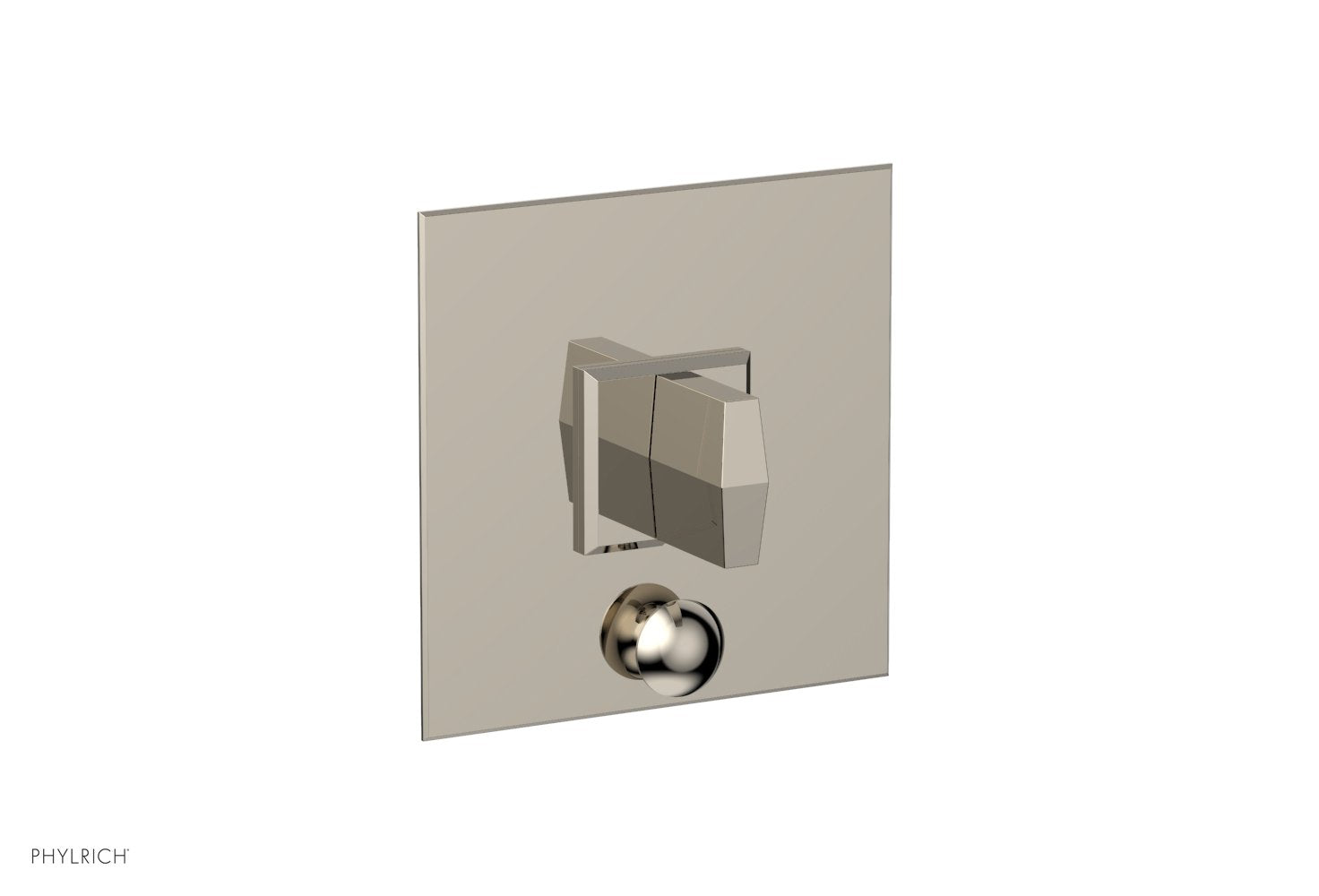 Phylrich DIAMA Pressure Balance Shower Plate with Diverter and Handle Trim Set by Phylrich
