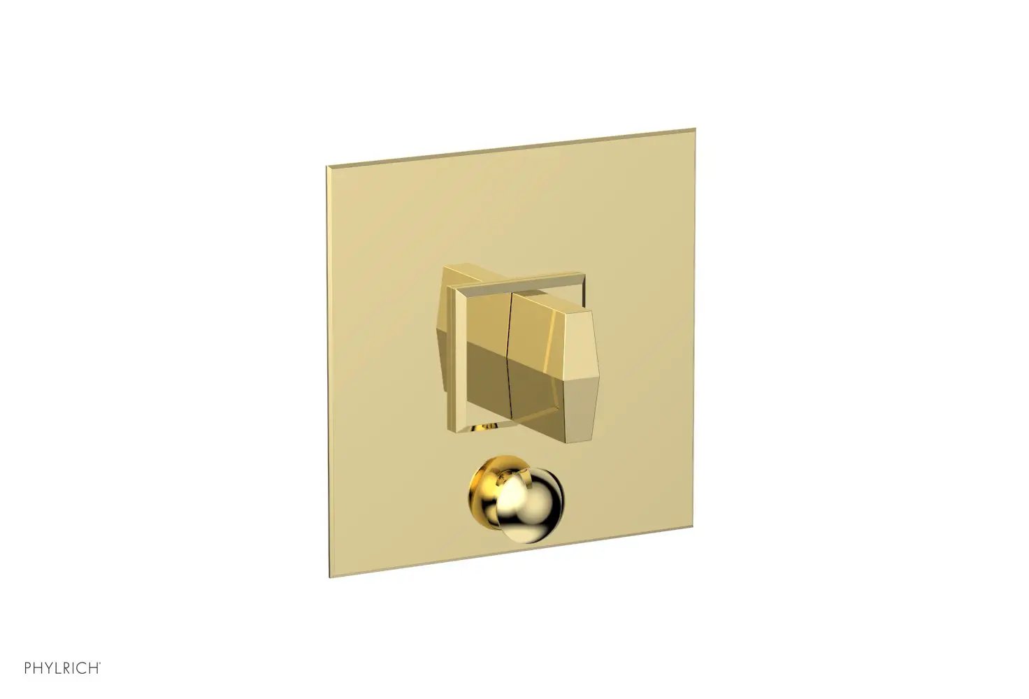 Phylrich DIAMA Pressure Balance Shower Plate with Diverter and Handle Trim Set by Phylrich