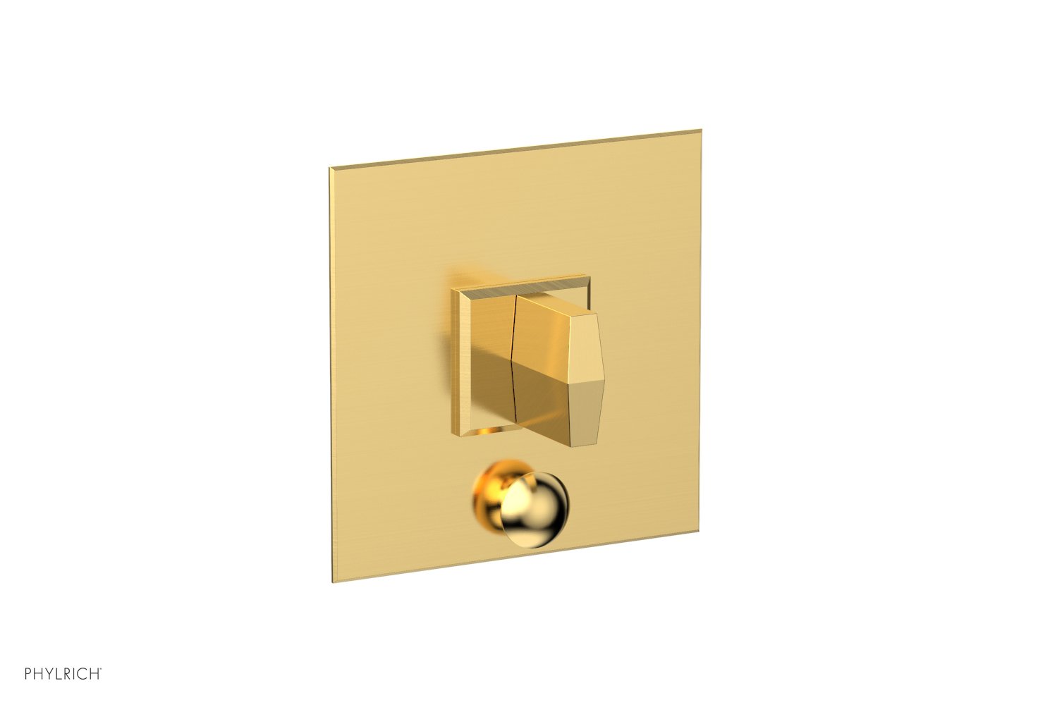 Phylrich DIAMA Pressure Balance Shower Plate with Diverter and Handle Trim Set