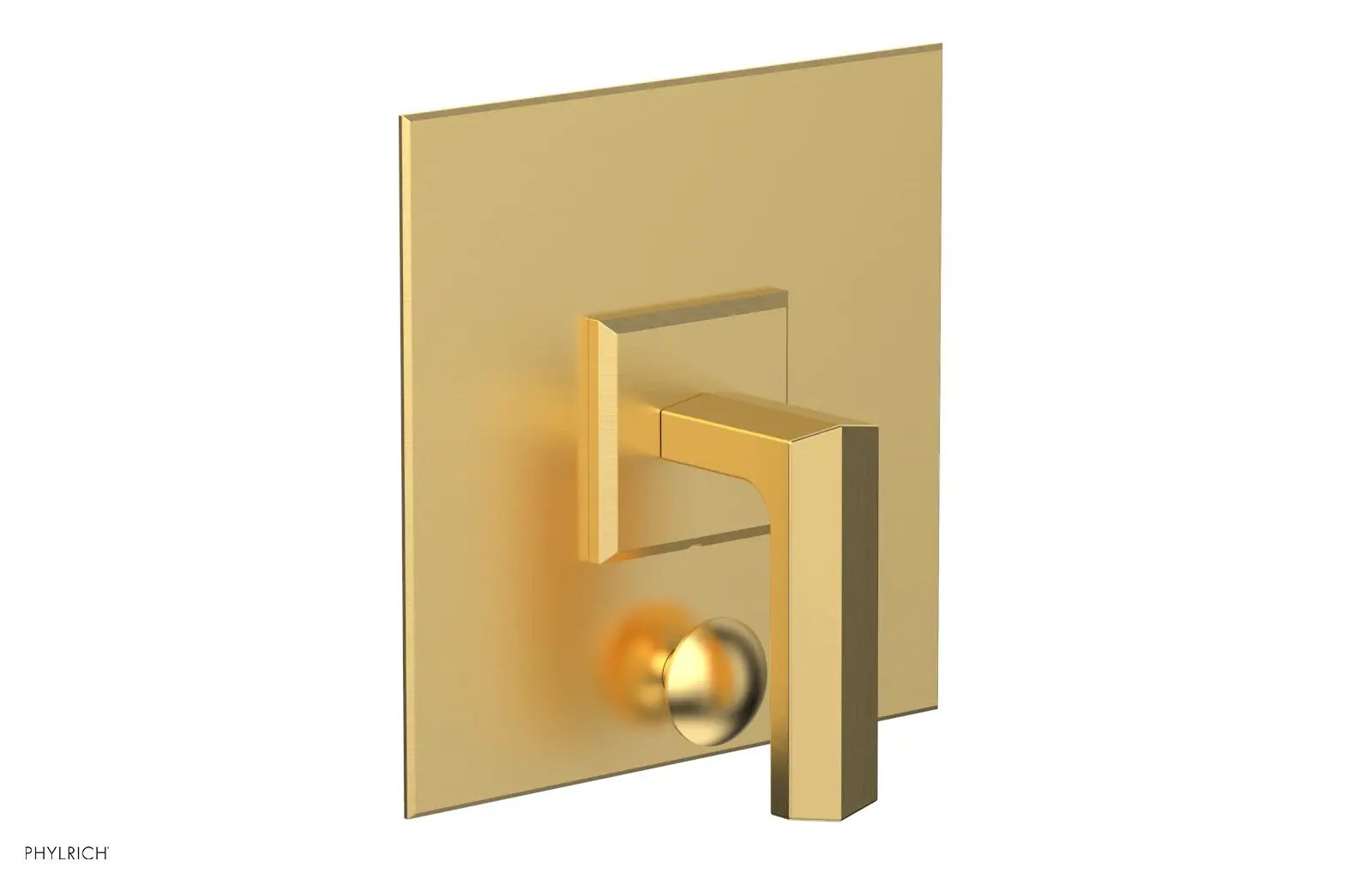 Phylrich DIAMA Pressure Balance Shower Plate with Diverter and Handle Trim Set by Phylrich