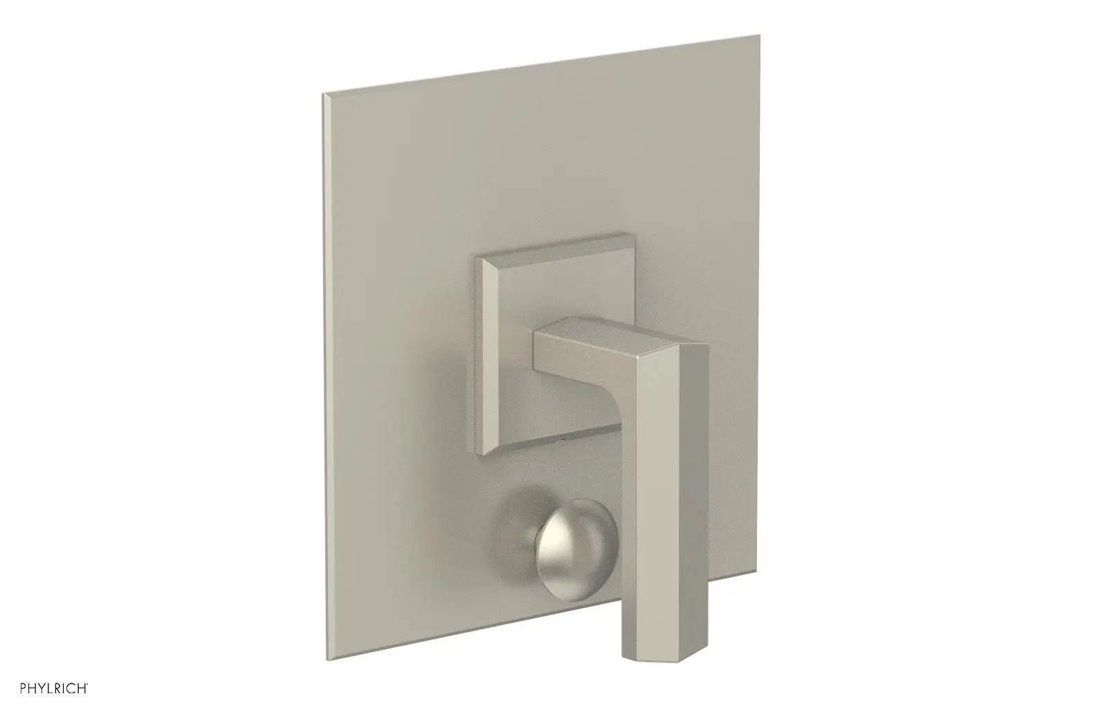 Phylrich DIAMA Pressure Balance Shower Plate with Diverter and Handle Trim Set by Phylrich