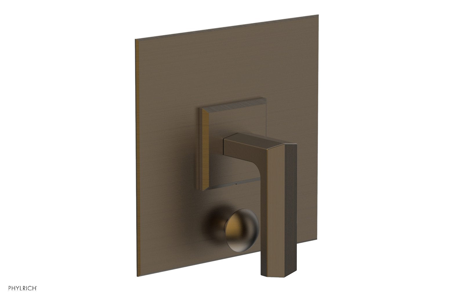 Phylrich DIAMA Pressure Balance Shower Plate with Diverter and Handle Trim Set