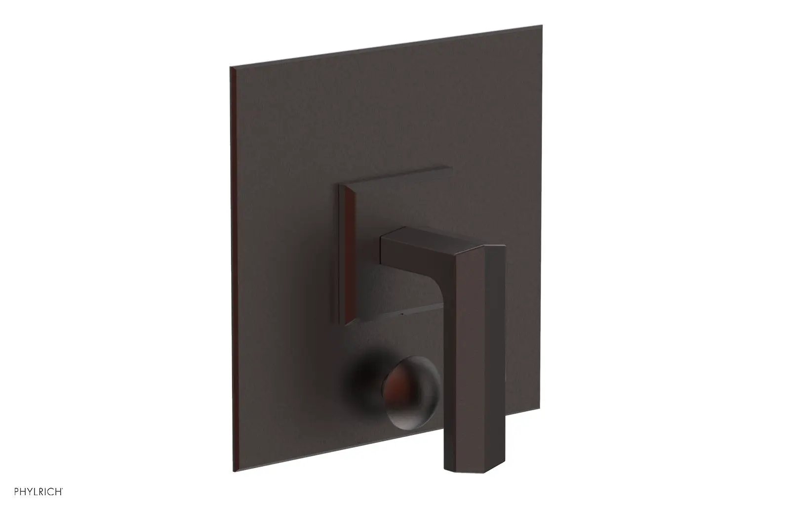 Phylrich DIAMA Pressure Balance Shower Plate with Diverter and Handle Trim Set by Phylrich