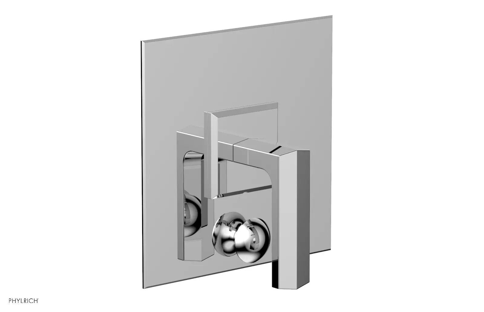 polished chrome shower plate