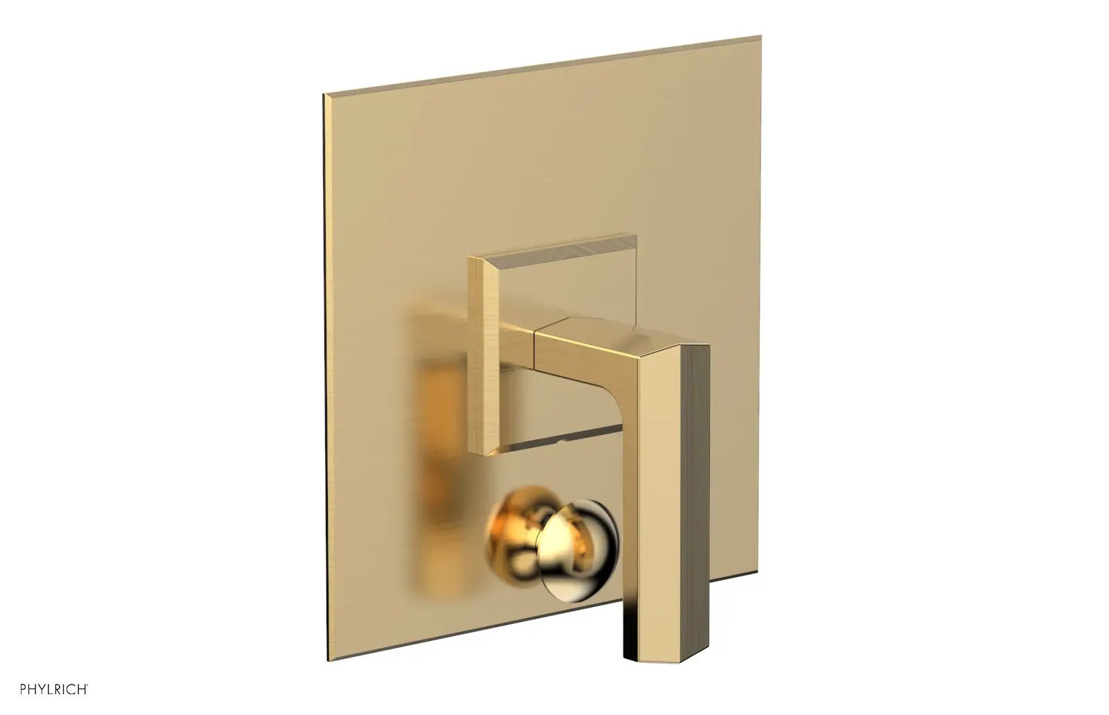 Phylrich DIAMA Pressure Balance Shower Plate with Diverter and Handle Trim Set by Phylrich
