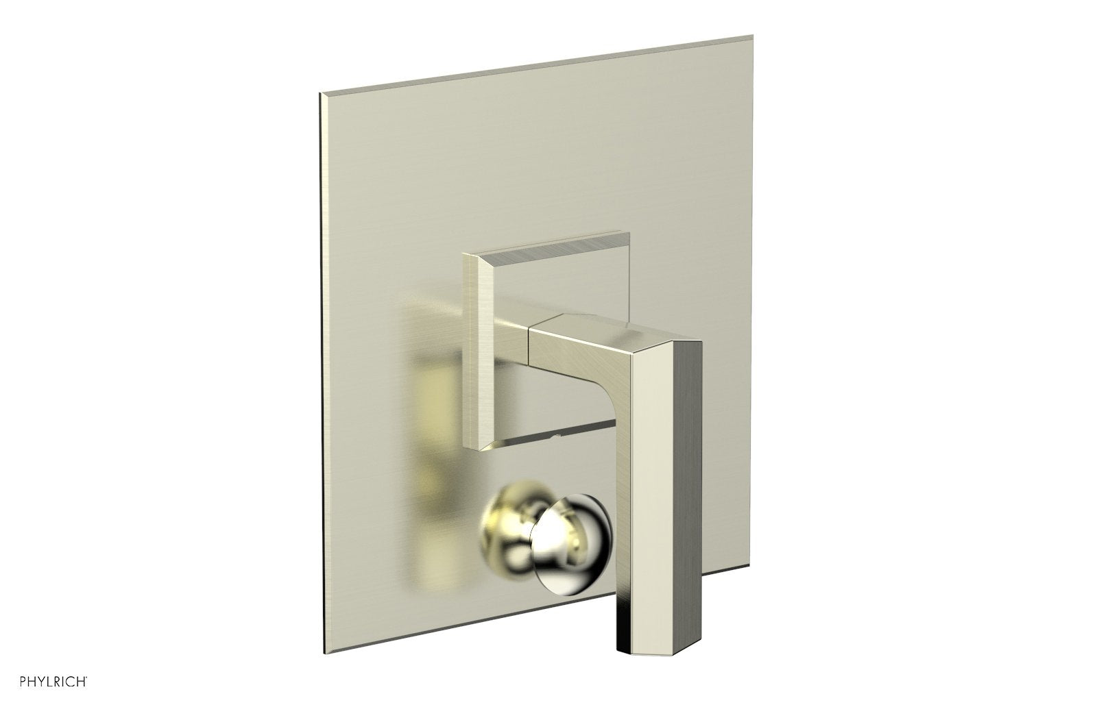 Phylrich DIAMA Pressure Balance Shower Plate with Diverter and Handle Trim Set