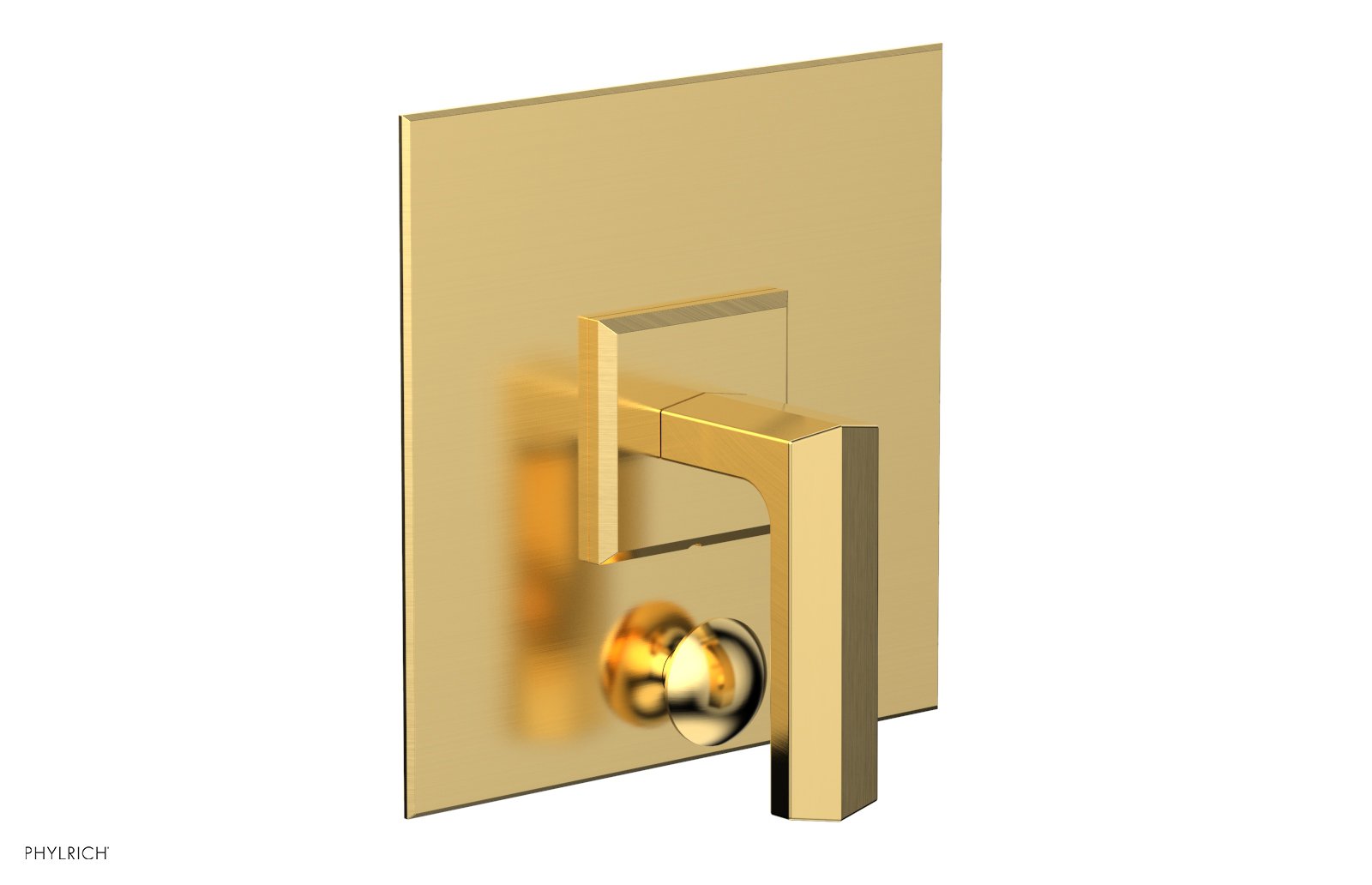 Phylrich DIAMA Pressure Balance Shower Plate with Diverter and Handle Trim Set