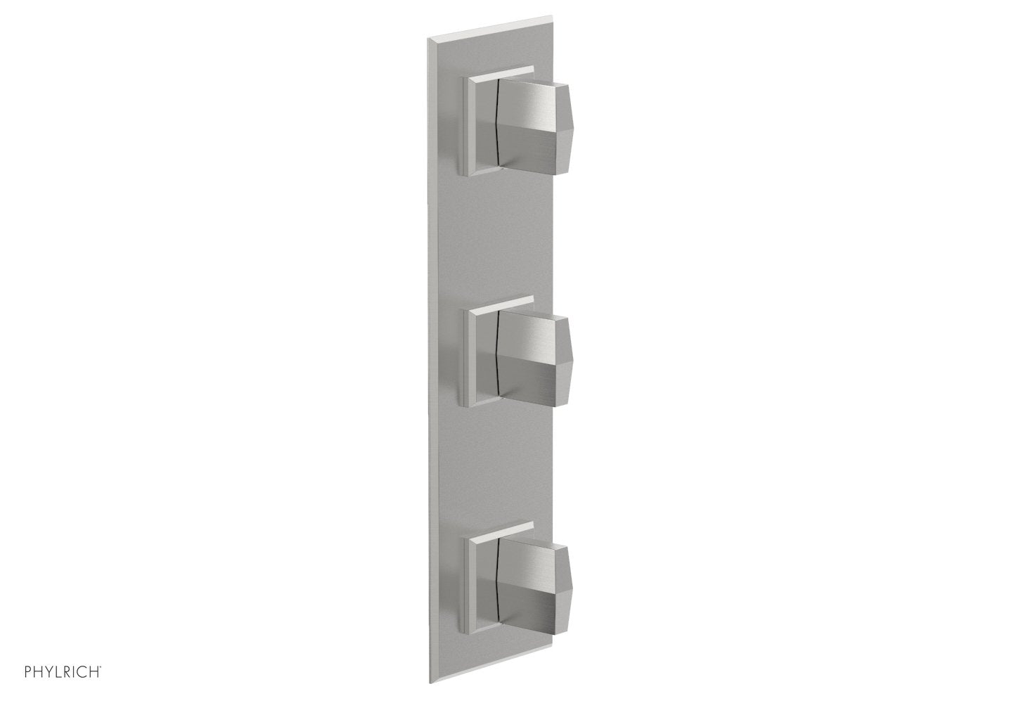 Phylrich DIAMA 1/2" Thermostatic Valve with Two Volume Control, Blade Handles by Phylrich