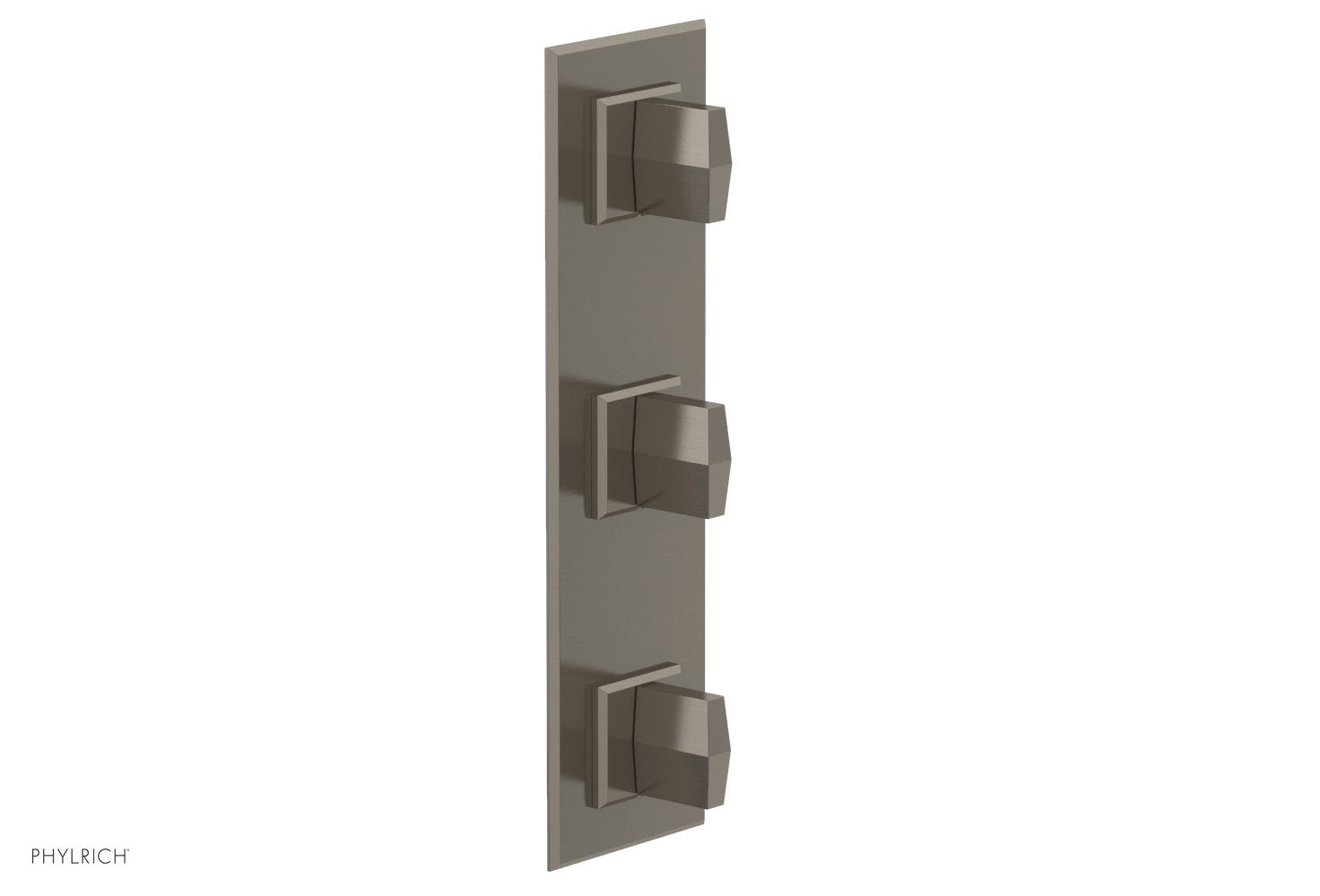 Phylrich DIAMA 1/2" Thermostatic Valve with Two Volume Control, Blade Handles by Phylrich