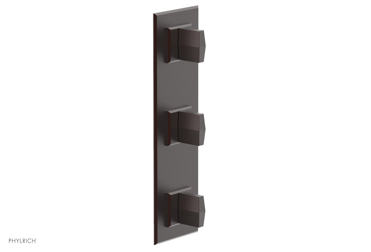 Phylrich DIAMA 1/2" Thermostatic Valve with Two Volume Control, Blade Handles