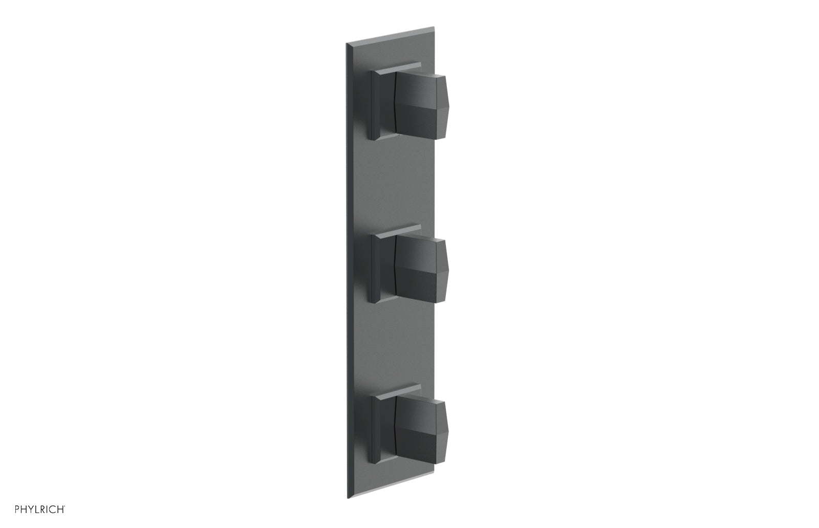 Phylrich DIAMA 1/2" Thermostatic Valve with Two Volume Control, Blade Handles by Phylrich