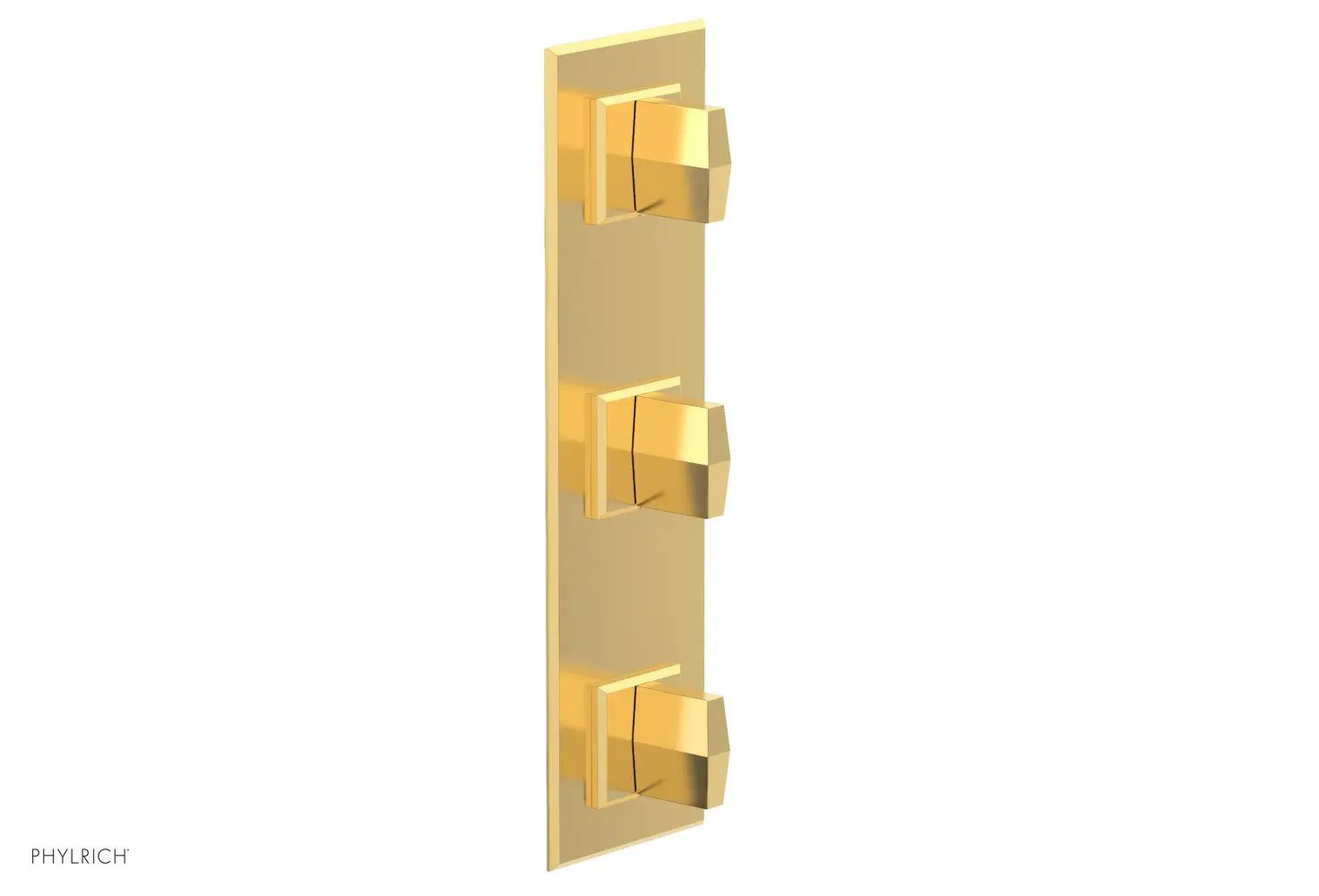 Phylrich DIAMA 3/4" Thermostatic Valve with Two Volume Control, Blade Handles by Phylrich