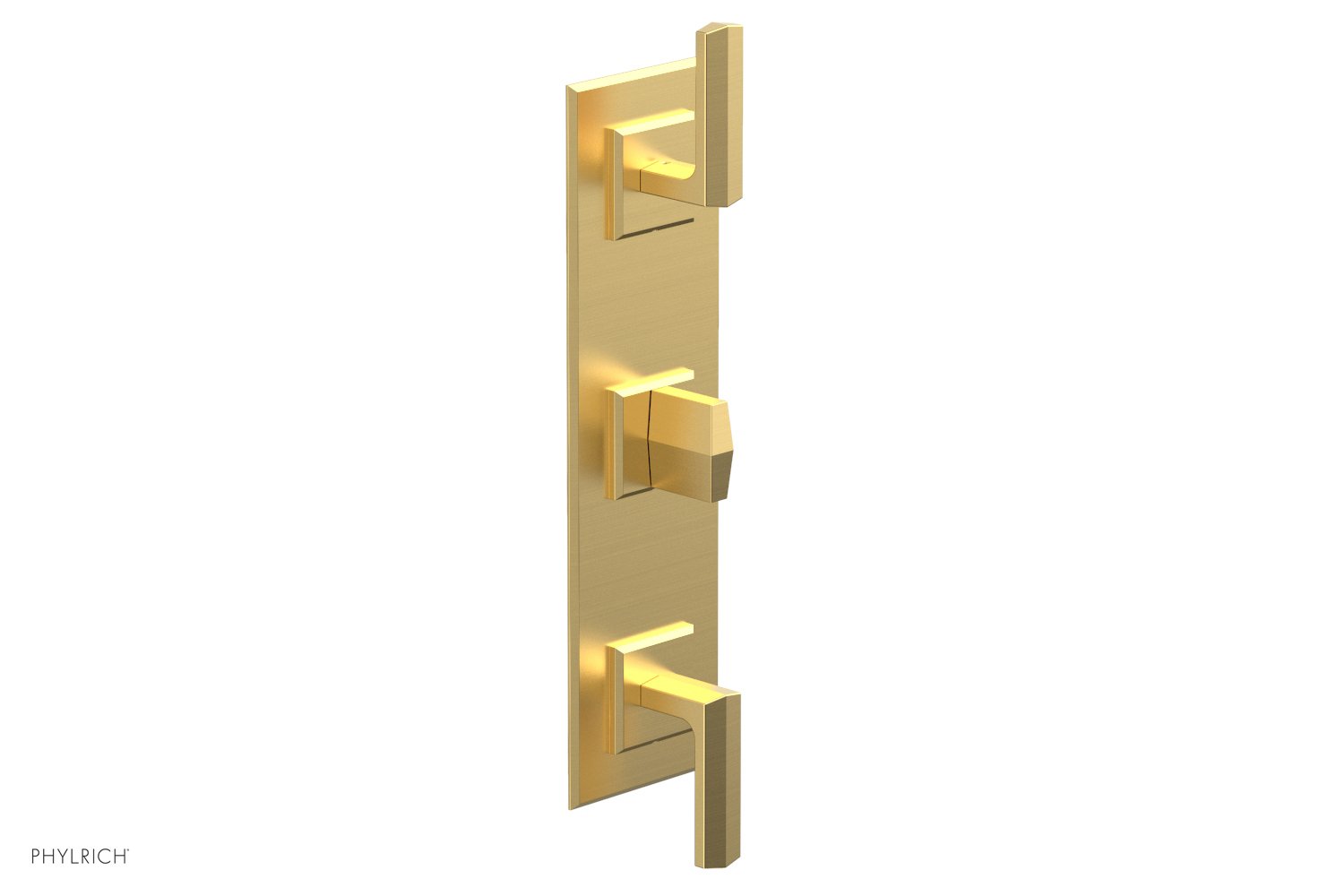 Phylrich DIAMA 3/4" Thermostatic Valve with Two Volume Control, Lever Handles