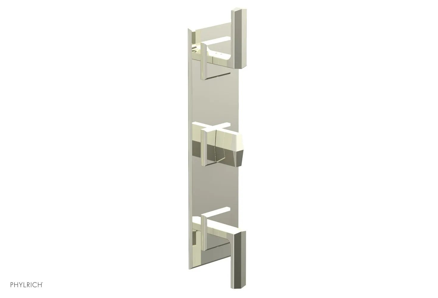 Phylrich DIAMA 1/2" Thermostatic Valve with Two Volume Control, Lever Handles by Phylrich