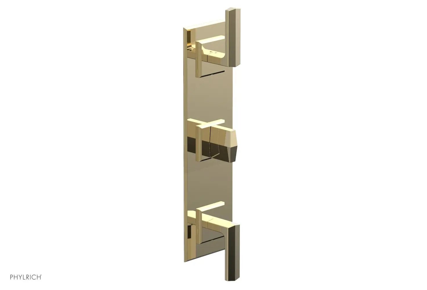 Phylrich DIAMA 1/2" Thermostatic Valve with Two Volume Control, Lever Handles by Phylrich