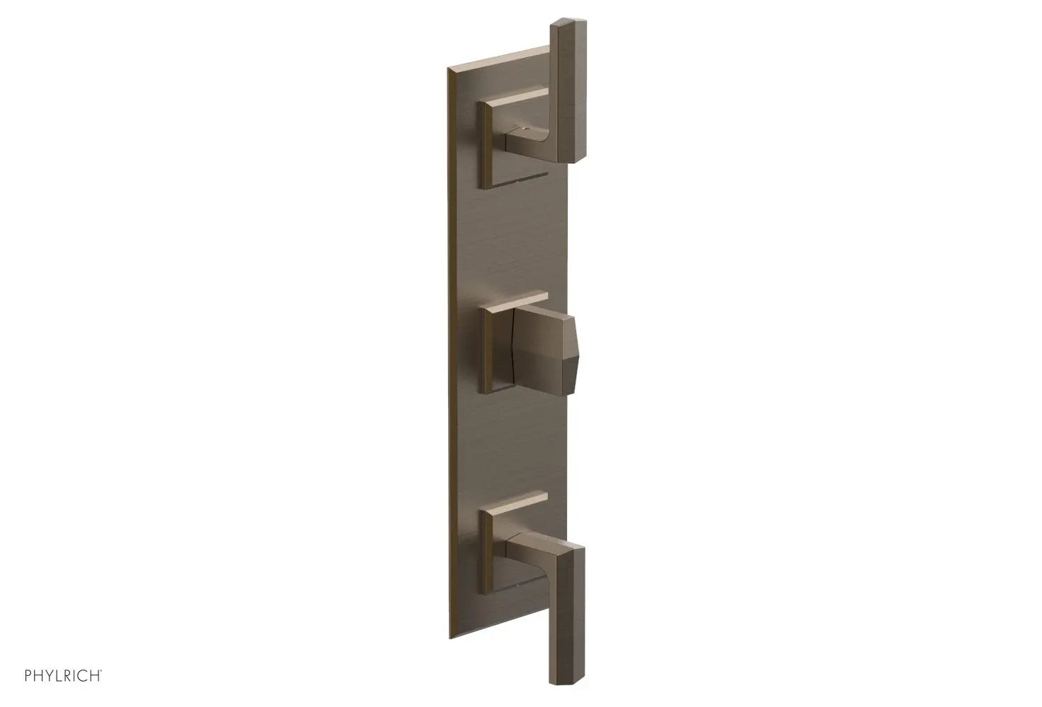 Phylrich DIAMA 1/2" Thermostatic Valve with Two Volume Control, Lever Handles by Phylrich