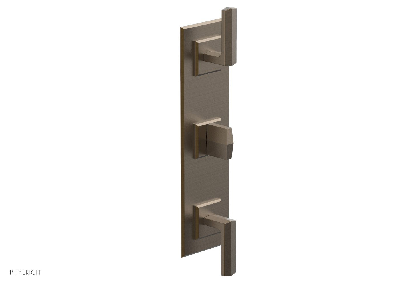 Phylrich DIAMA 3/4" Thermostatic Valve with Two Volume Control, Lever Handles