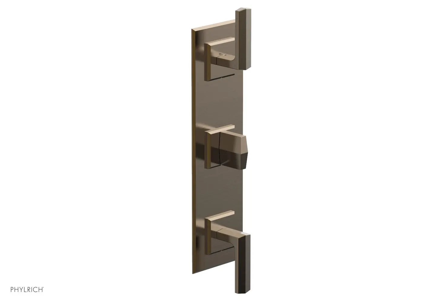 Phylrich DIAMA 1/2" Thermostatic Valve with Two Volume Control, Lever Handles by Phylrich