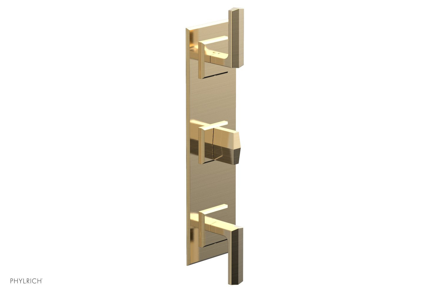 Phylrich DIAMA 3/4" Thermostatic Valve with Two Volume Control, Lever Handles