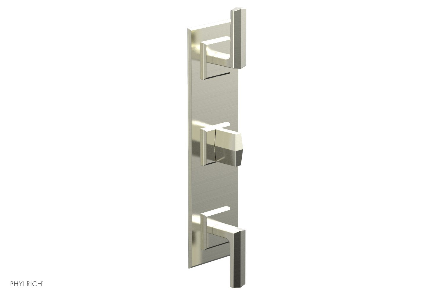 Phylrich DIAMA 1/2" Thermostatic Valve with Two Volume Control, Lever Handles