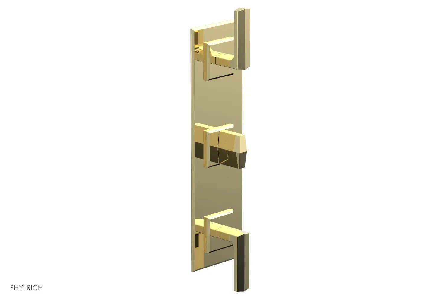 Phylrich DIAMA 1/2" Thermostatic Valve with Two Volume Control, Lever Handles by Phylrich