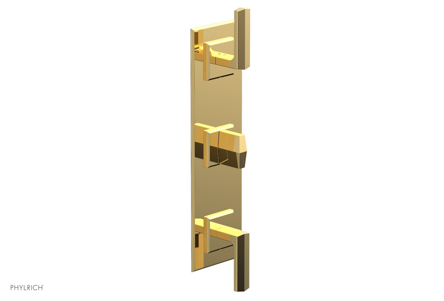 Phylrich DIAMA 1/2" Thermostatic Valve with Two Volume Control, Lever Handles