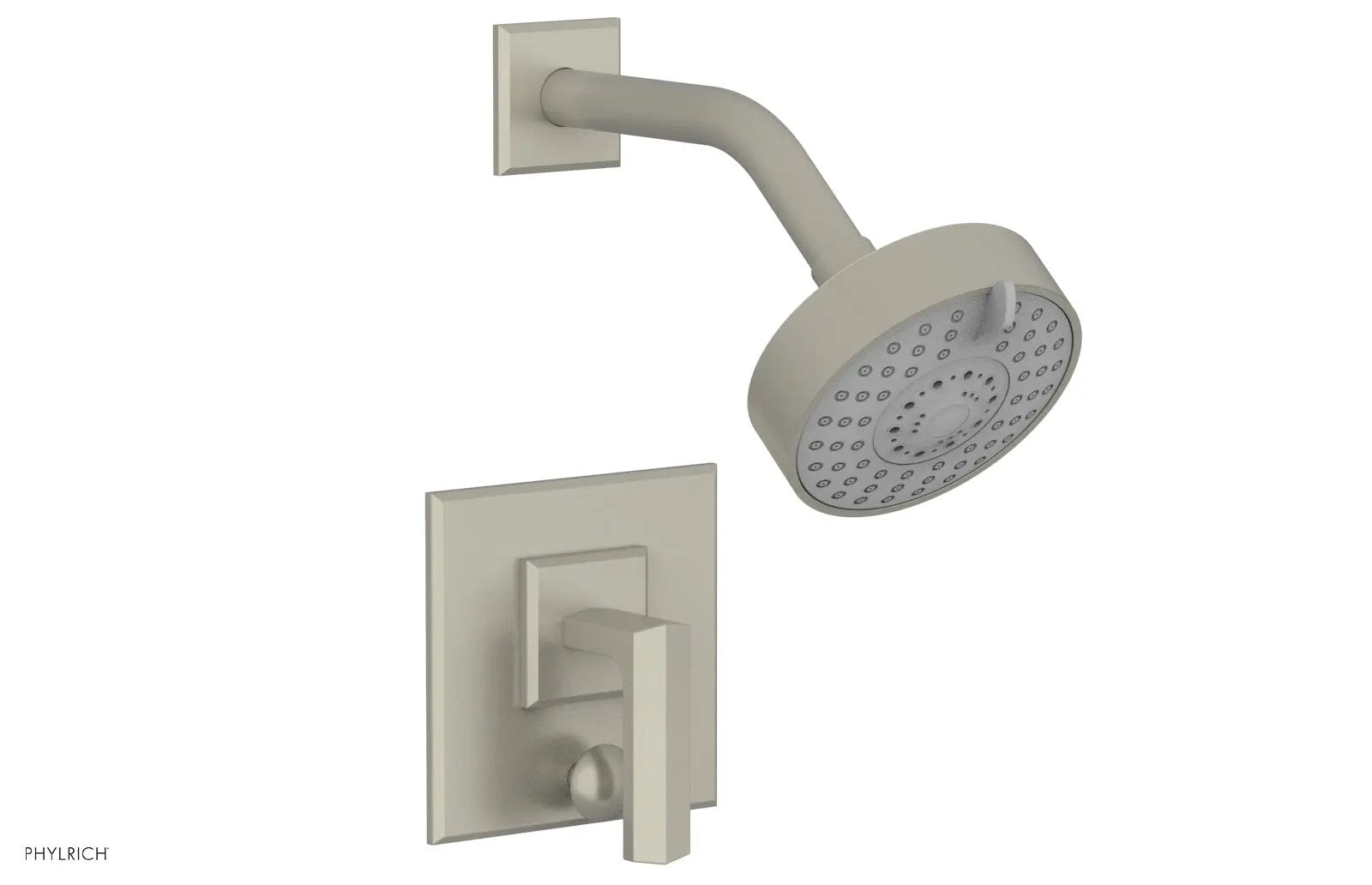 Phylrich DIAMA Pressure Balance Shower and Diverter Set (Less Spout), Lever Handle by Phylrich
