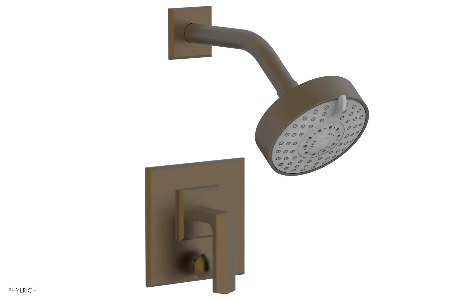 Phylrich DIAMA Pressure Balance Shower and Diverter Set (Less Spout), Lever Handle by Phylrich