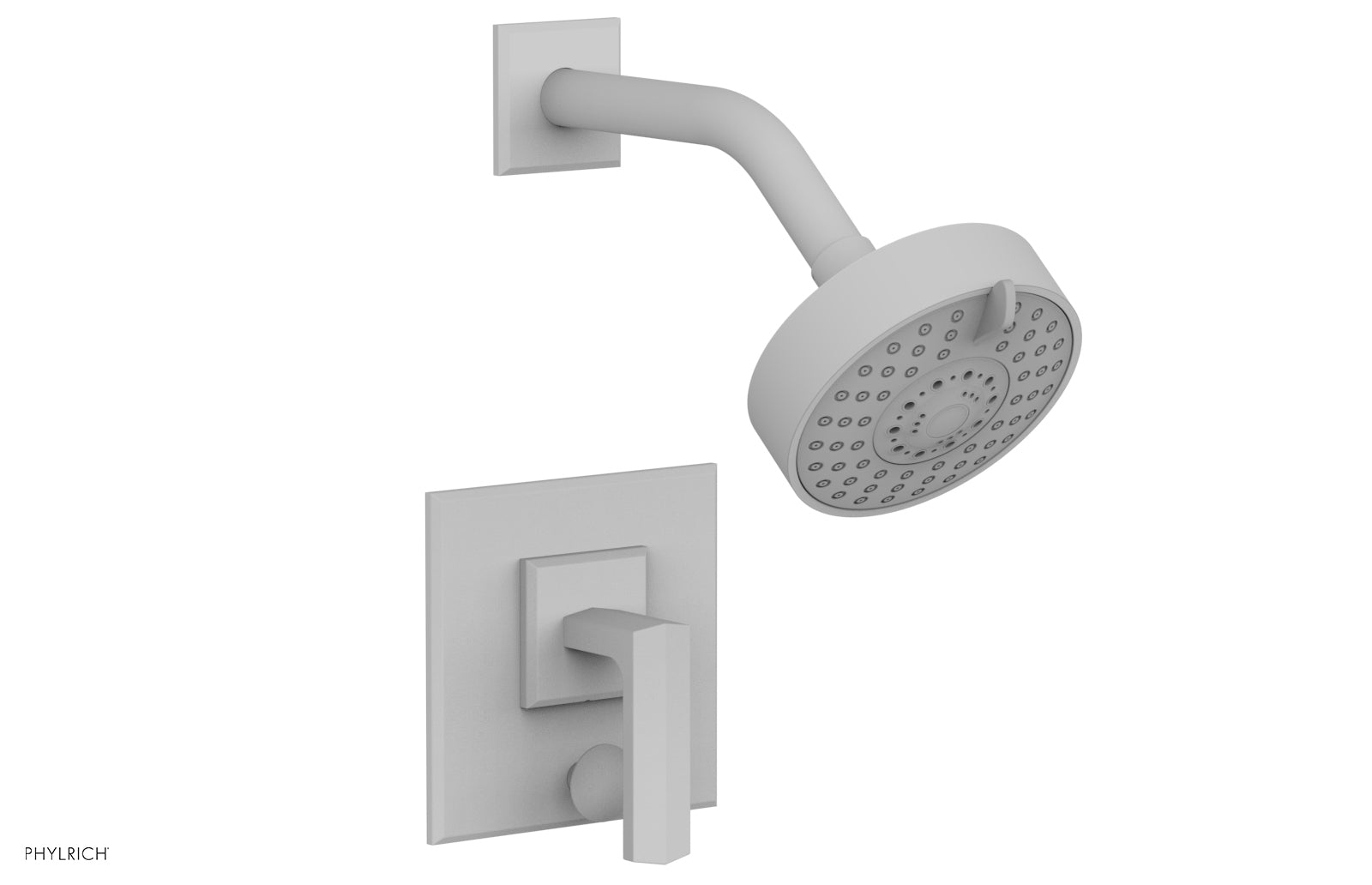 Phylrich DIAMA Pressure Balance Shower and Diverter Set (Less Spout), Lever Handle