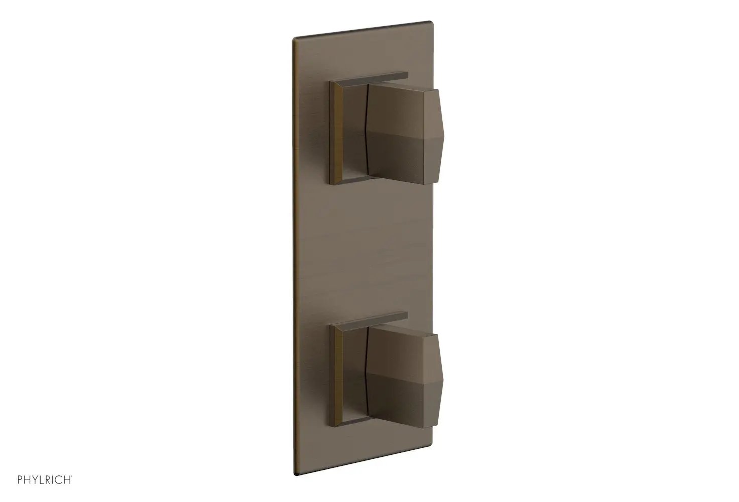 Phylrich DIAMA 1/2" Thermostatic Valve with Volume Control or Diverter, Blade Handles by Phylrich