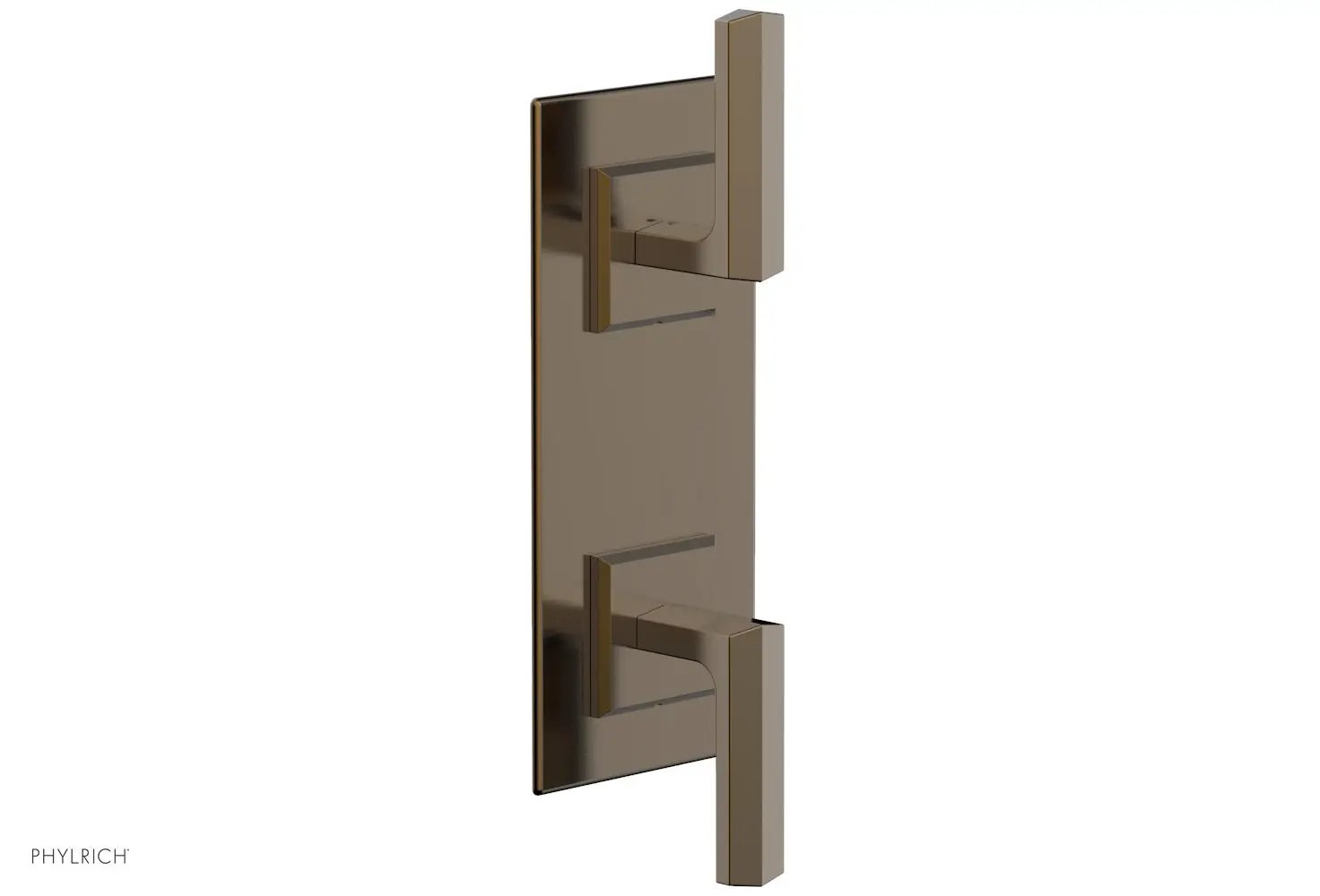 Phylrich DIAMA 1/2" Thermostatic Valve with Volume Control or Diverter, Lever Handles by Phylrich