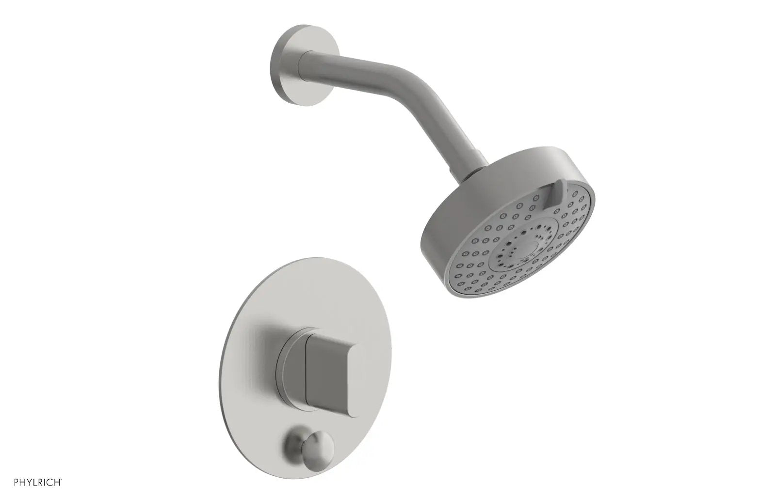 Phylrich ROND Pressure Balance Shower and Diverter Set (Less Spout), Blade Handle by Phylrich