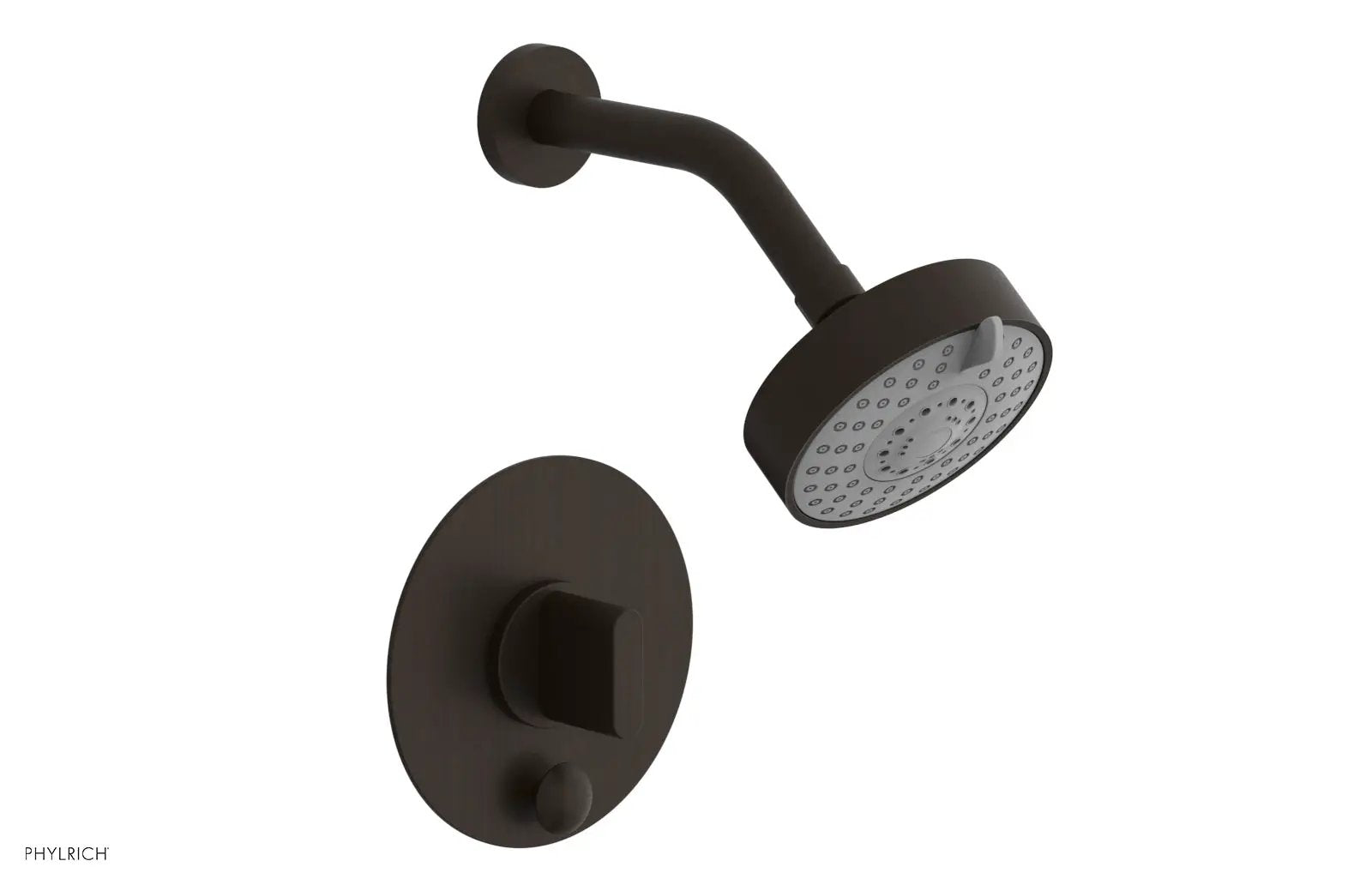 Phylrich ROND Pressure Balance Shower and Diverter Set (Less Spout), Blade Handle by Phylrich