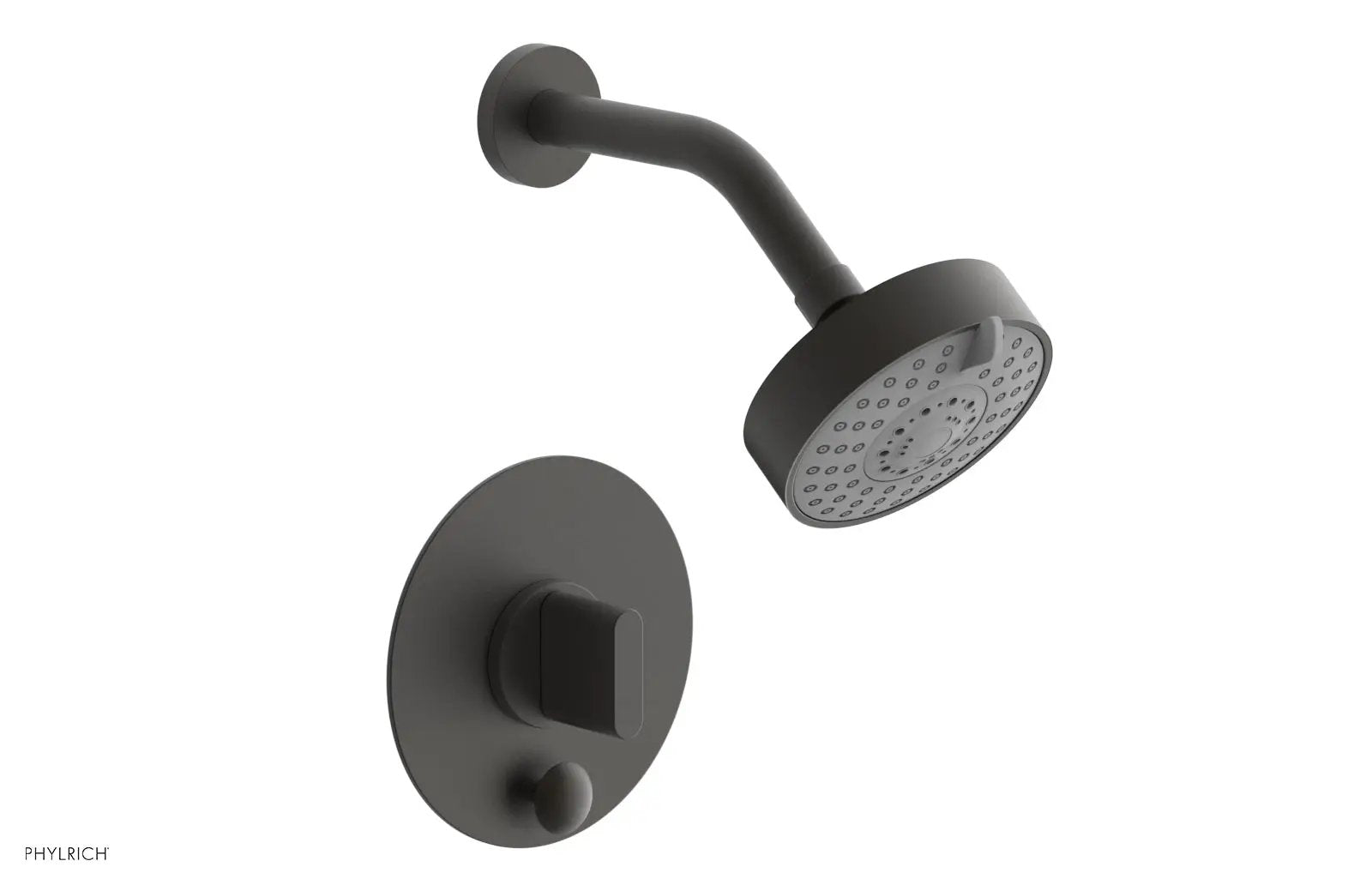 Phylrich ROND Pressure Balance Shower and Diverter Set (Less Spout), Blade Handle by Phylrich