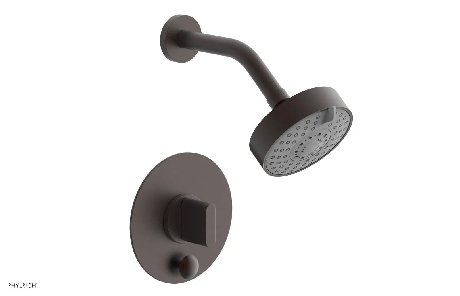 Phylrich ROND Pressure Balance Shower and Diverter Set (Less Spout), Blade Handle by Phylrich