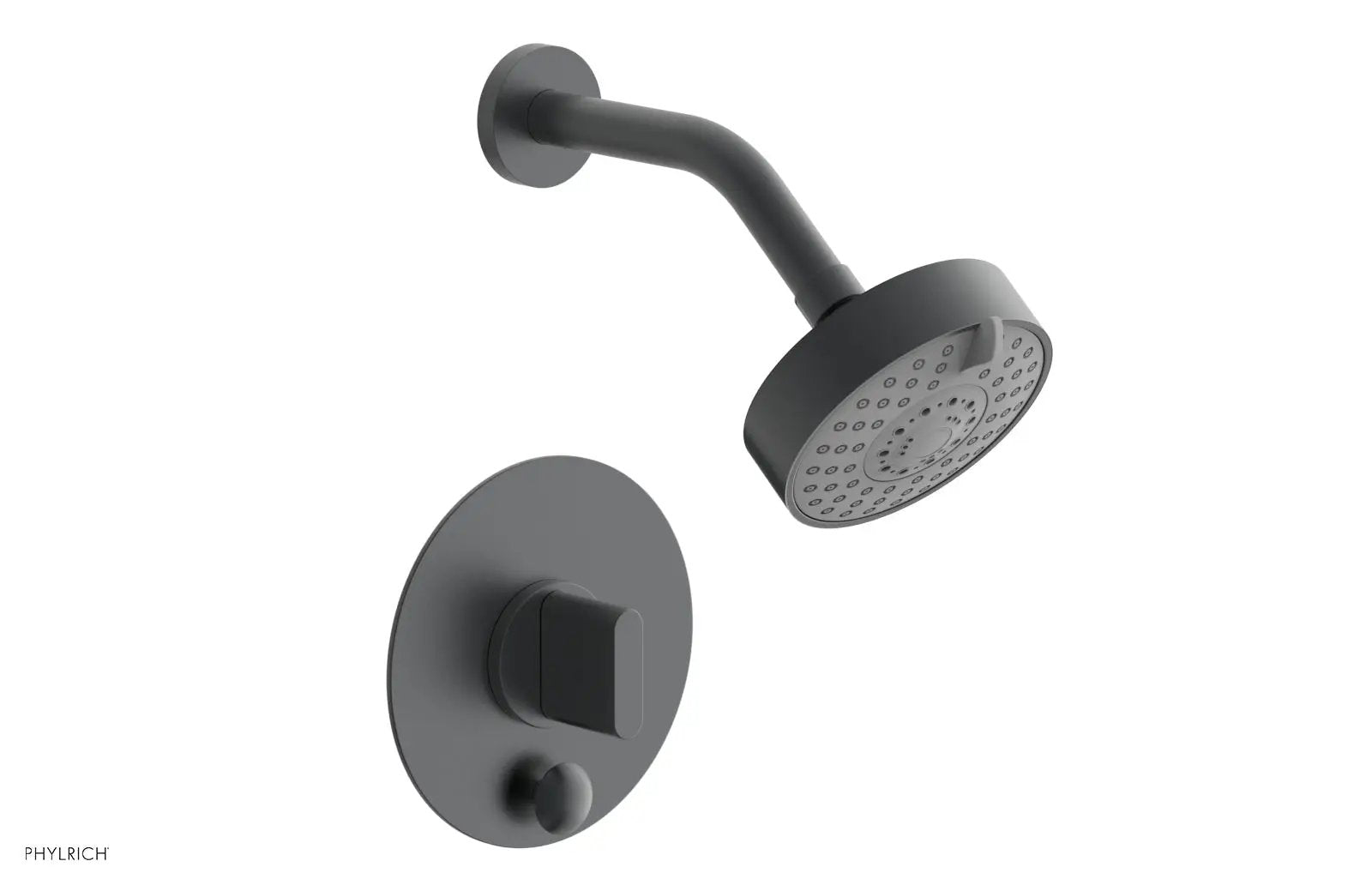 Phylrich ROND Pressure Balance Shower and Diverter Set (Less Spout), Blade Handle by Phylrich