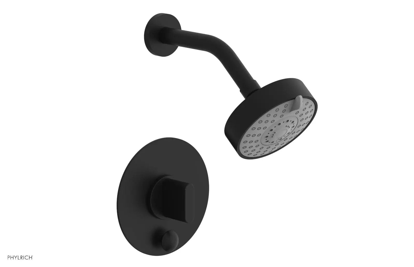 Phylrich ROND Pressure Balance Shower and Diverter Set (Less Spout), Blade Handle by Phylrich