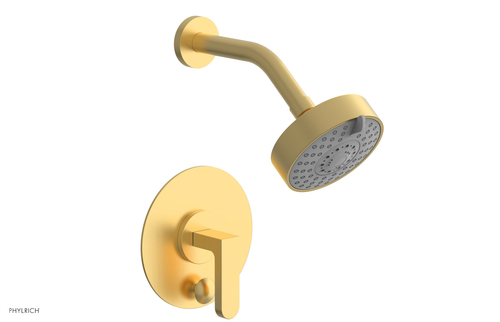 Phylrich ROND Pressure Balance Shower and Diverter Set (Less Spout), Lever Handle