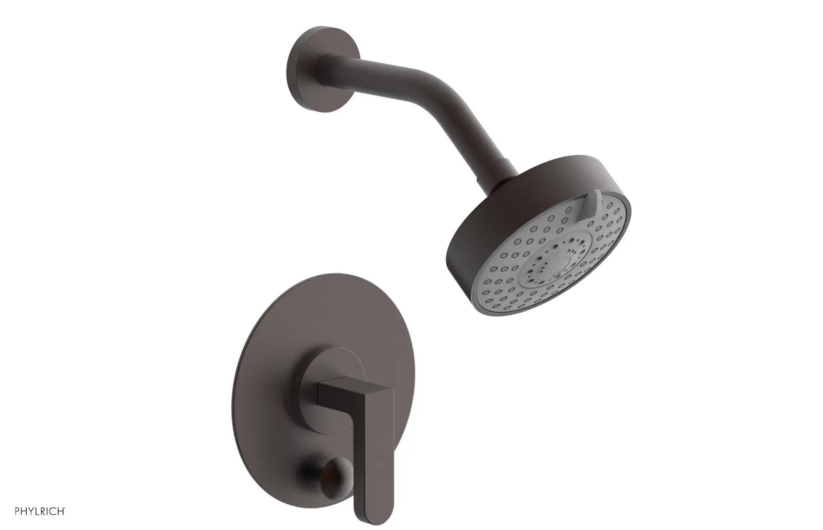 Phylrich ROND Pressure Balance Shower and Diverter Set (Less Spout), Lever Handle by Phylrich