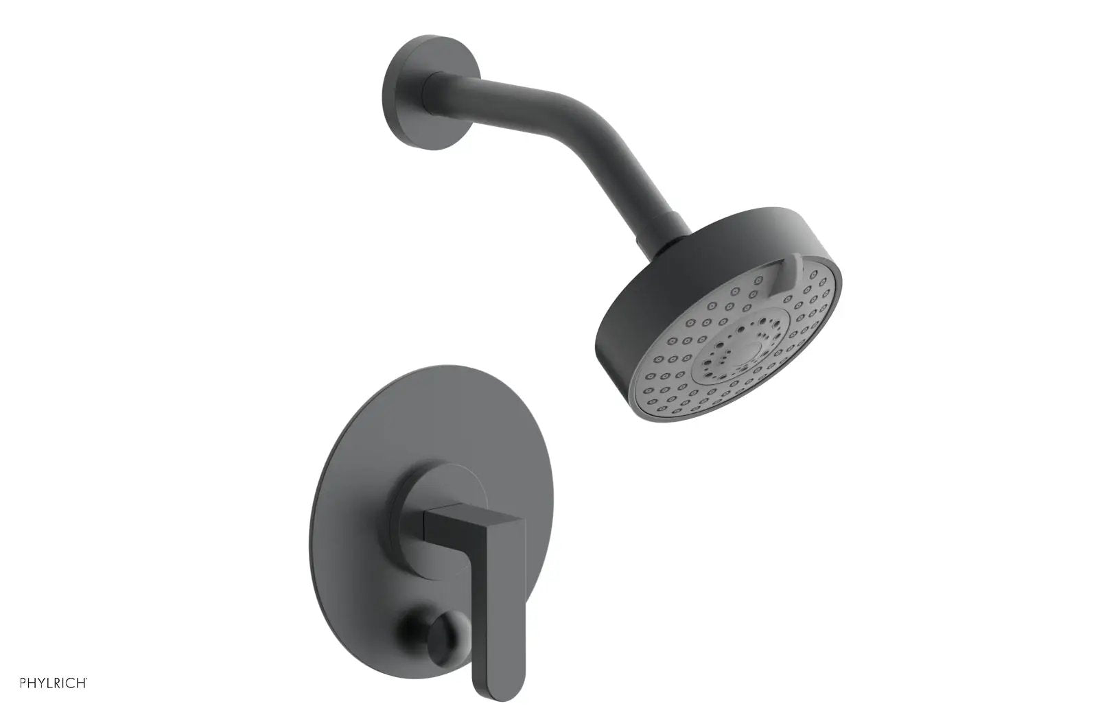 Phylrich ROND Pressure Balance Shower and Diverter Set (Less Spout), Lever Handle by Phylrich