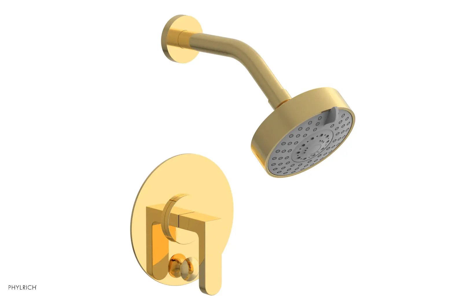 Phylrich ROND Pressure Balance Shower and Diverter Set (Less Spout), Lever Handle by Phylrich