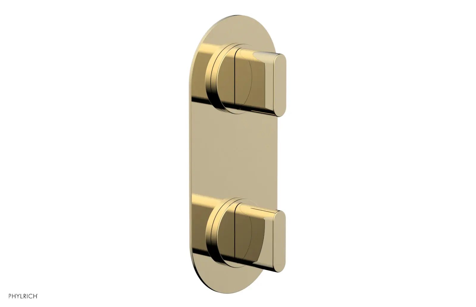 Phylrich ROND 3/4" Thermostatic Valve with Volume Control or Diverter, Blade Handles by Phylrich