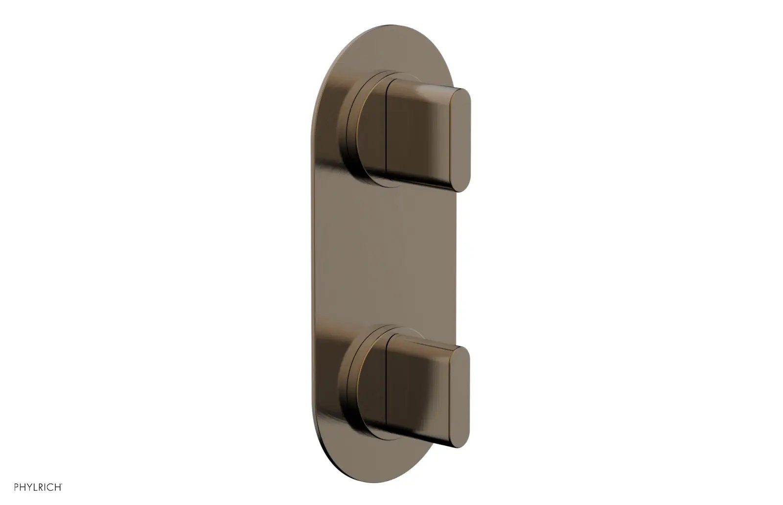 Phylrich ROND 3/4" Thermostatic Valve with Volume Control or Diverter, Blade Handles by Phylrich