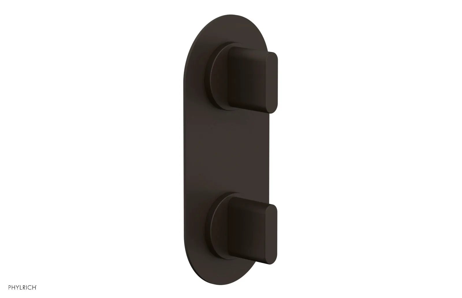 Phylrich ROND 1/2" Thermostatic Valve with Volume Control or Diverter, Blade Handles by Phylrich