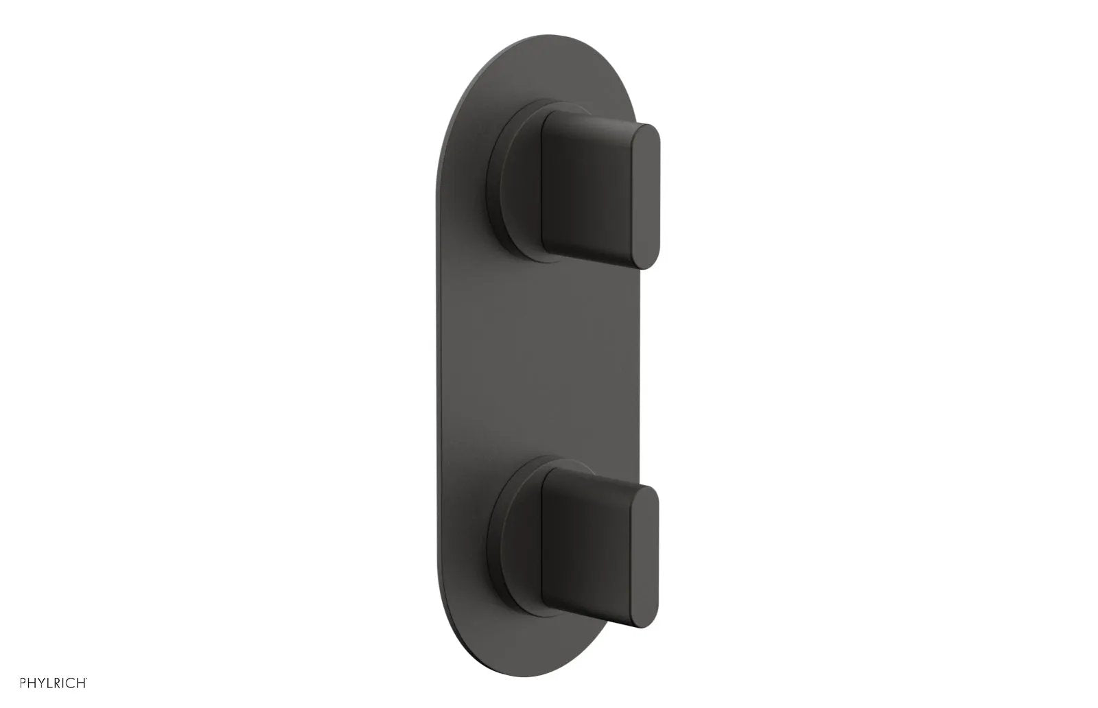 Phylrich ROND 1/2" Thermostatic Valve with Volume Control or Diverter, Blade Handles by Phylrich